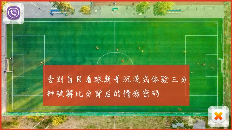 告别盲目看球新手沉浸式体验三分钟破解比分背后的情感密码